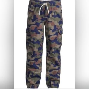 Lands’ End Camo Boy's Iron Knee Jogger In XXL (18H-20H) Almond Bisque Camo
